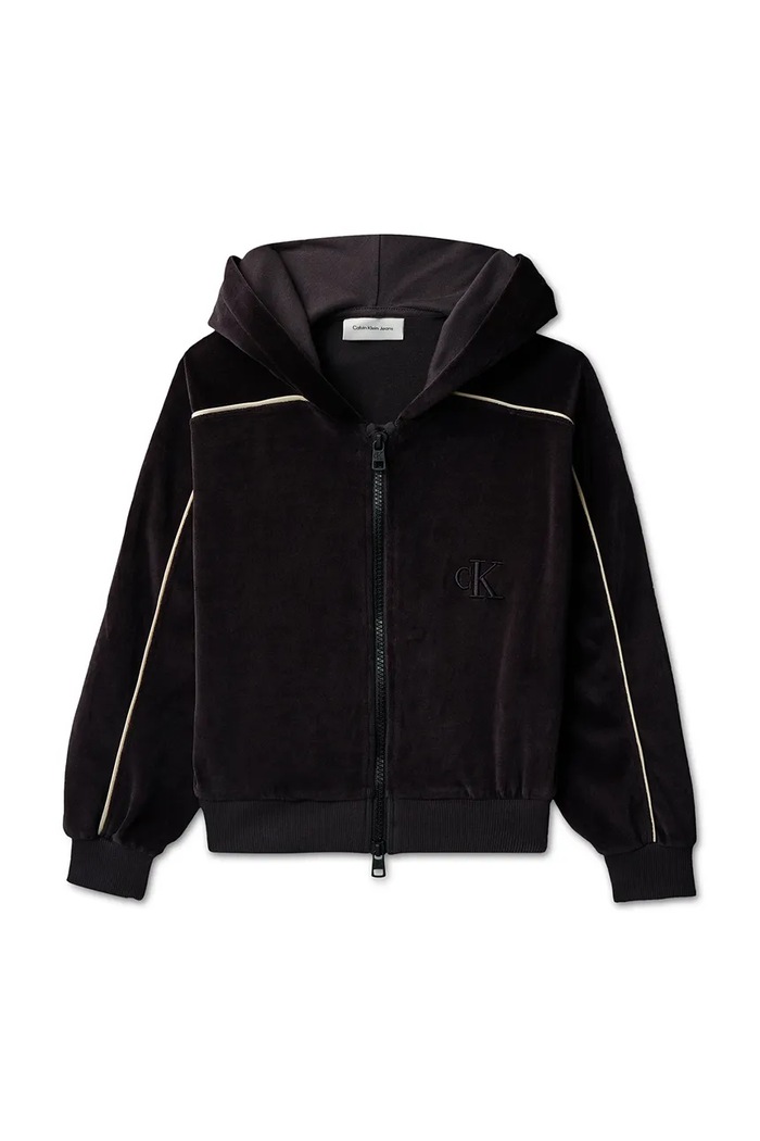 Detská mikina Calvin Klein Jeans IG0IG03088.128.176.PPY2 čierna SS26