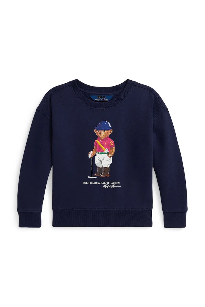 Παιδική μπλούζα Polo Ralph Lauren στάμπα σκούρο μπλε 312A96116001