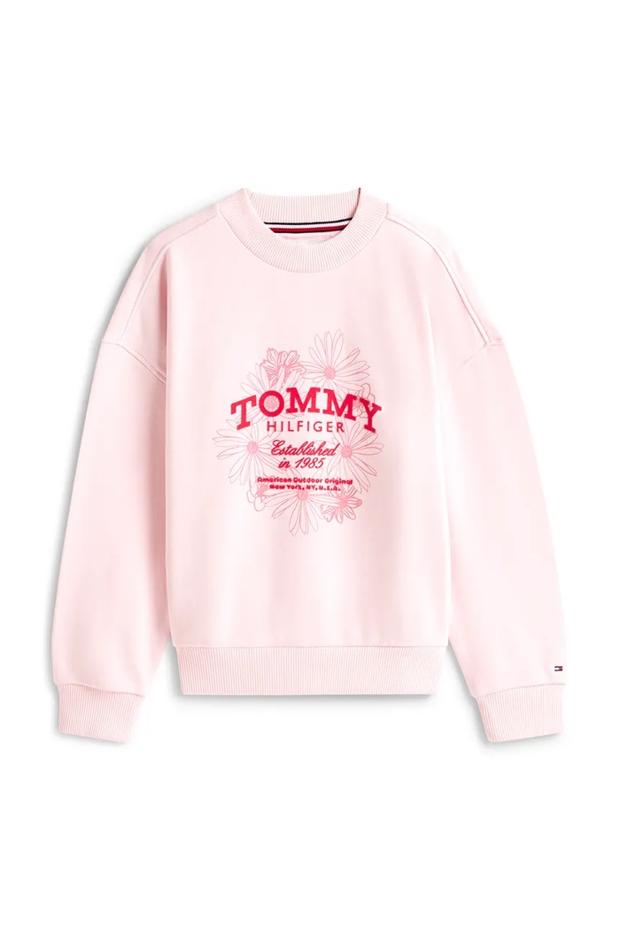 Tommy Hilfiger bluză copii KG0KG08992.122.PPY2 roz SS26