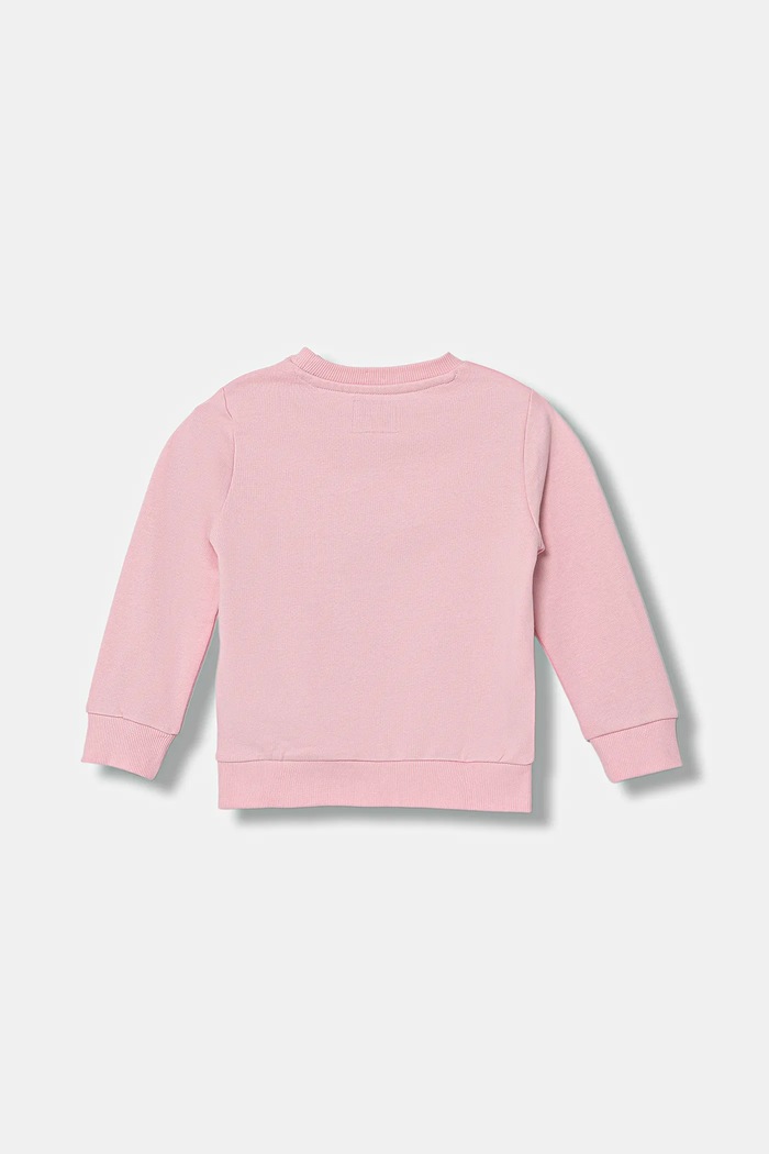 Guess gyerek melegítőfelső pamutból H5RT01.KAD74.PPY2.G rózsaszín SS26