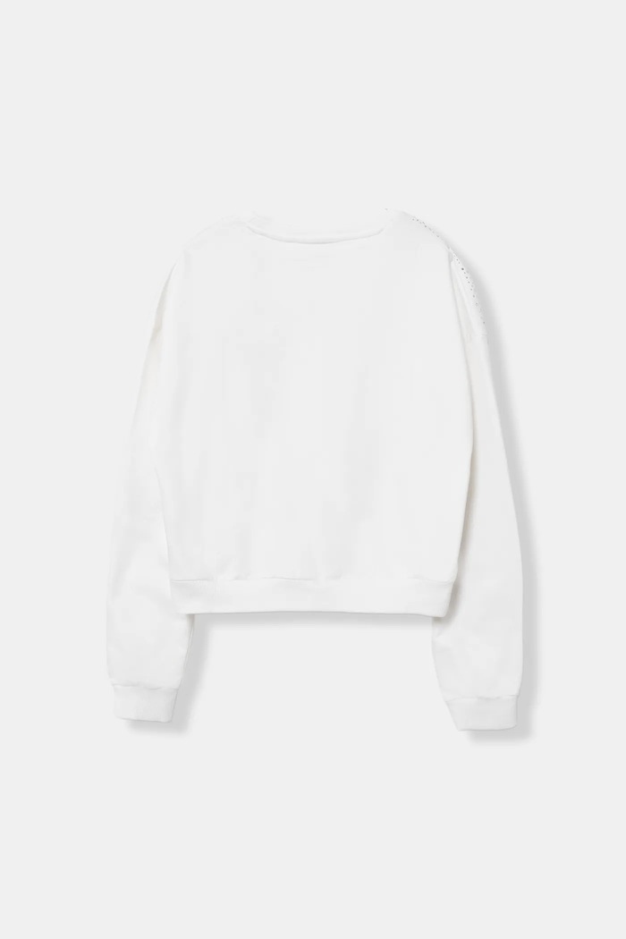 Guess gyerek melegítőfelső pamutból J6RQ13.KA6R4.PPY2 fehér SS26