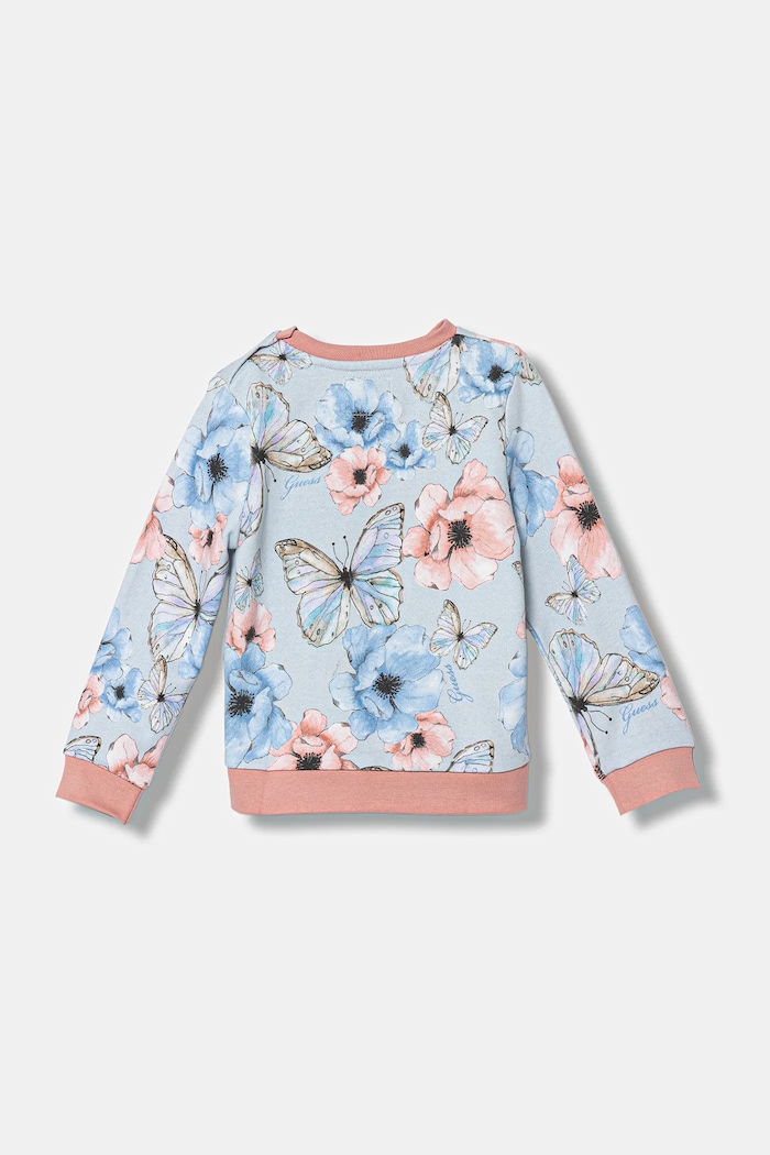 Guess gyerek melegítőfelső pamutból K6RQ02.KA6R4.PPY2 kék SS26