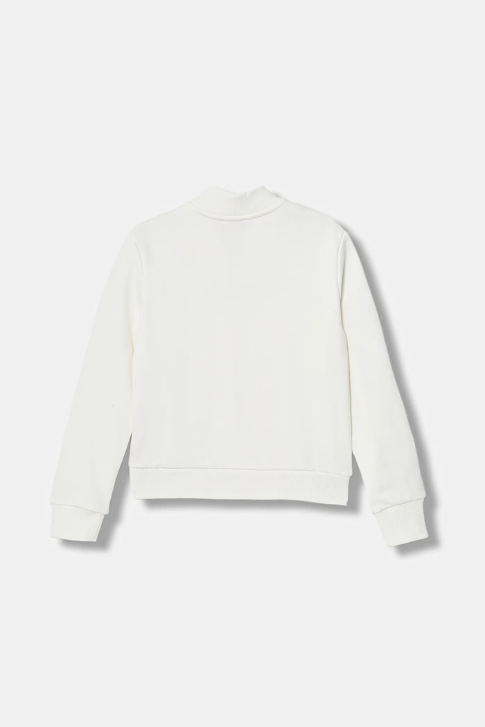 Diesel hanorac de bumbac pentru copii SKIPPY SWEAT-SHIRT J02620.0GEAD alb SS26