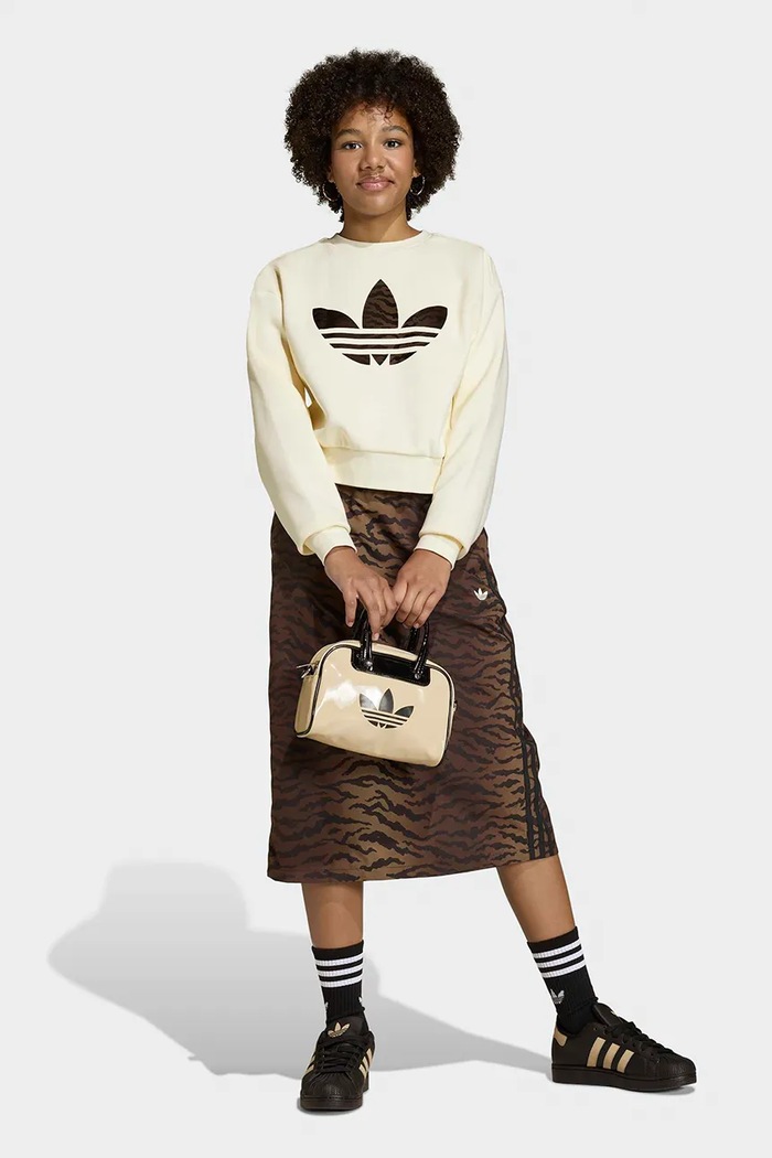 Дитяча кофта adidas Originals бежевий KD3258