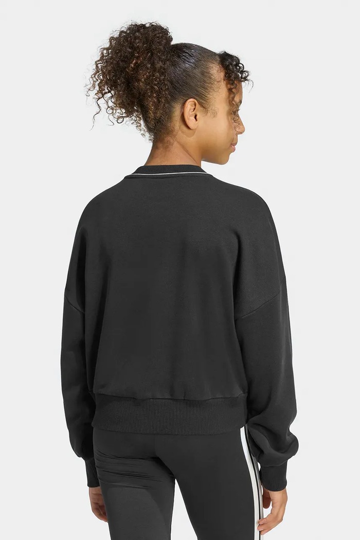Dievča Detská mikina adidas KB7029 čierna