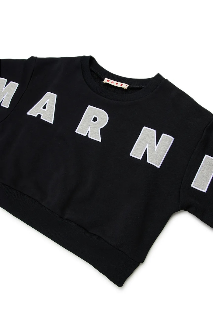 BIMBA Marni felpa in cotone bambino/a MS220F SWEAT-SHIRT M01193.M00V0 nero