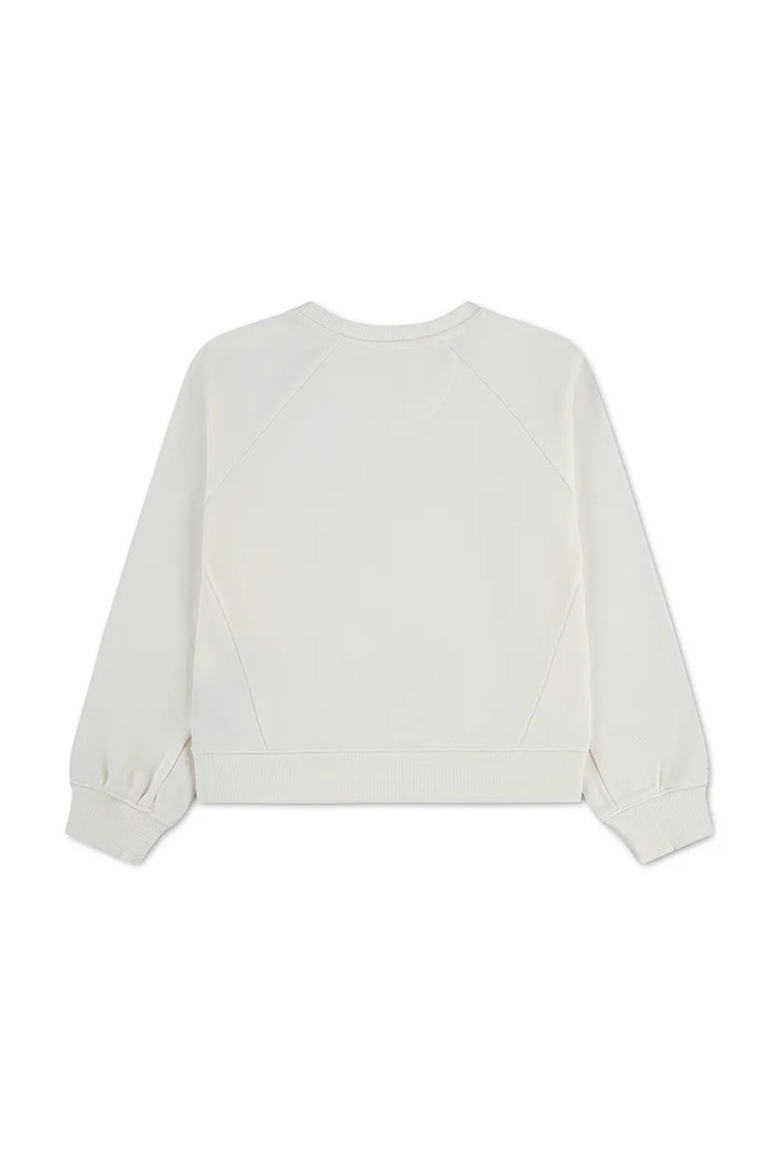 Levi's bluza dziecięca z bawełną MEET AND GREET CREW 4EP542 biały SS26