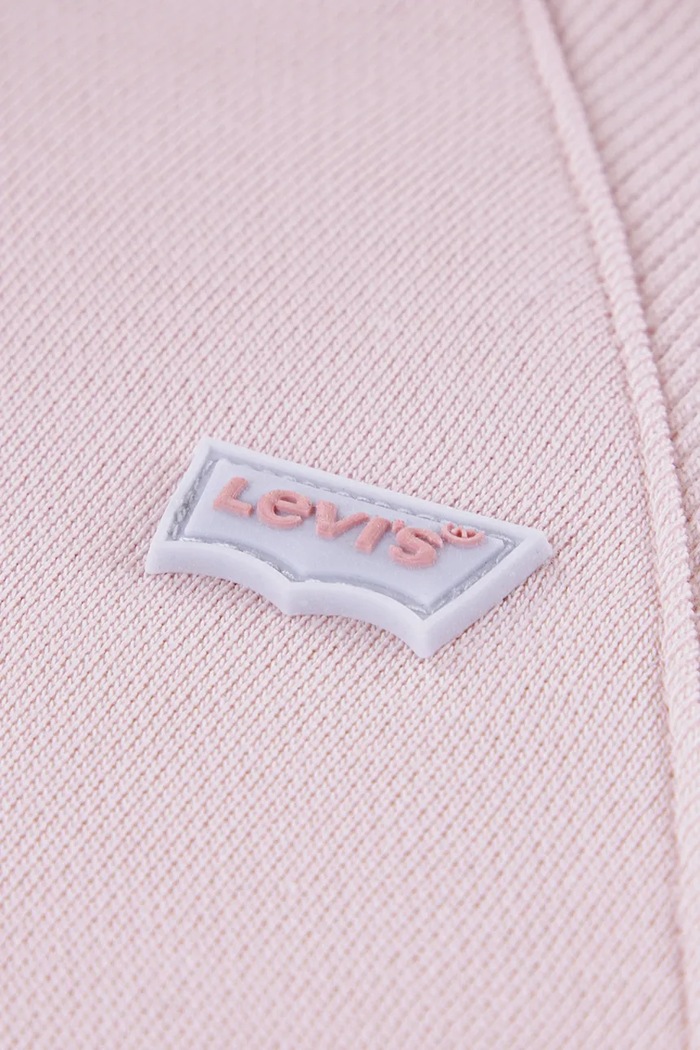 Levi's bluză copii MEET AND GREET ZIP UP HOOD roz 3EP548