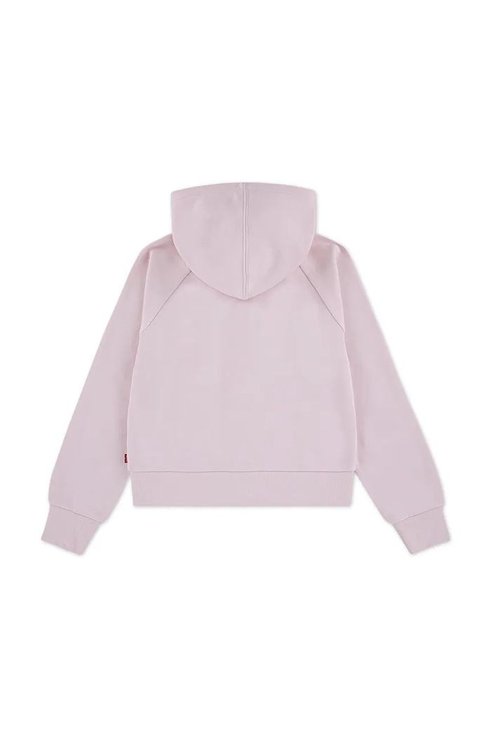 Fete Levi's bluză copii MEET AND GREET ZIP UP HOOD 4EP548 roz