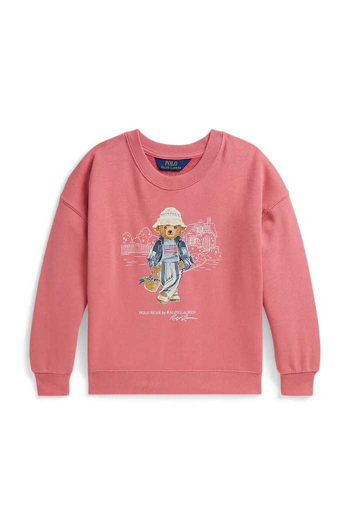 Polo Ralph Lauren detská mikina ružová 312A11783001