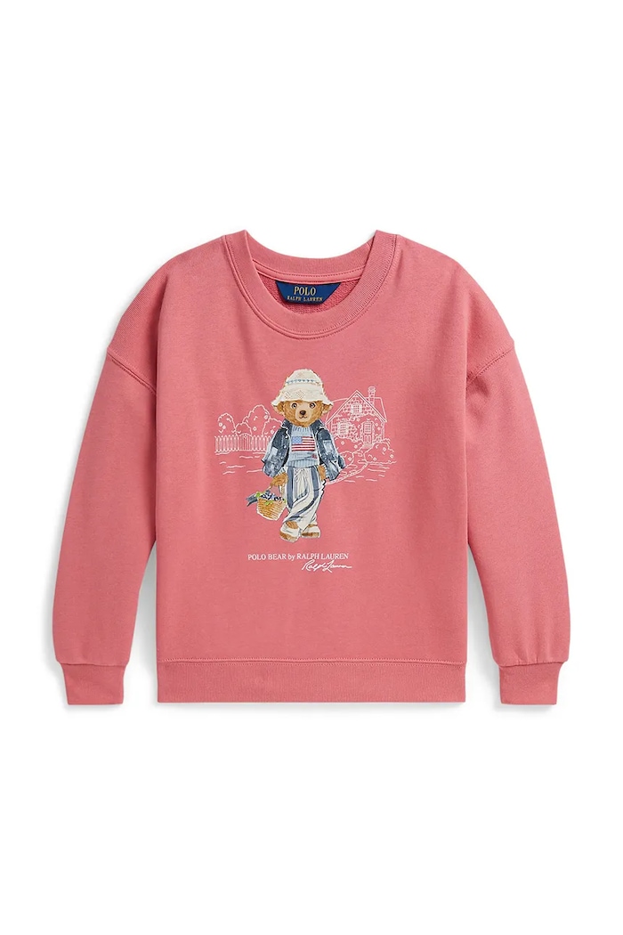Polo Ralph Lauren detská mikina ružová 312A11783001