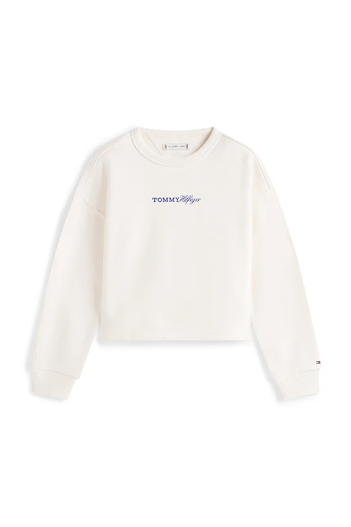 Tommy Hilfiger mikina detská bavlnená KG0KG09128.104.122.PPY2 biela SS26