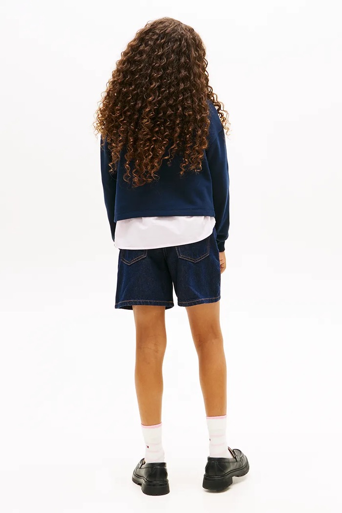 Tommy Hilfiger mikina detská bavlnená tmavomodrá KG0KG09128.104.122.PPY2