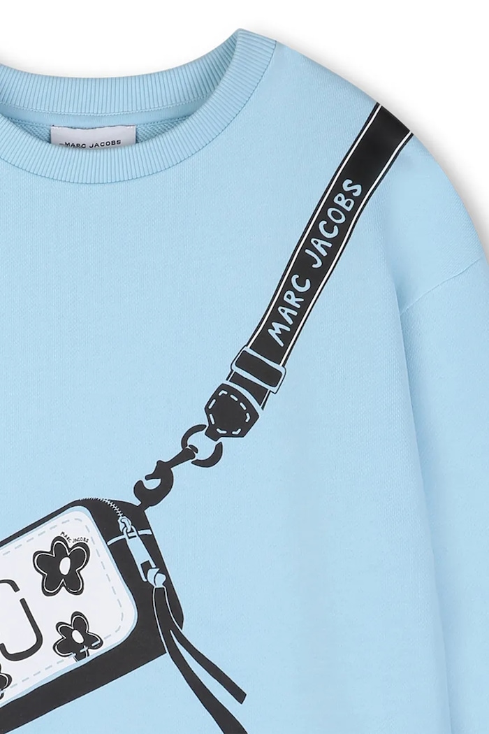 Marc Jacobs hanorac pentru copii din bumbac albastru W60753.114.150
