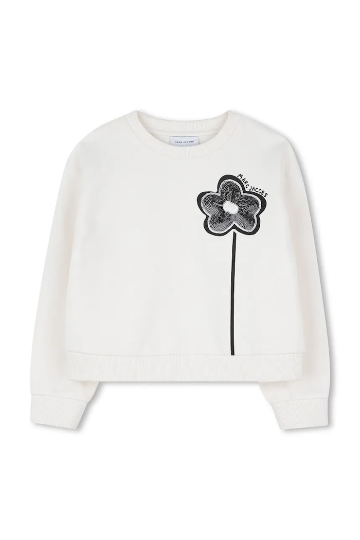 Marc Jacobs hanorac pentru copii bumbac W60749.94.108 bej SS26