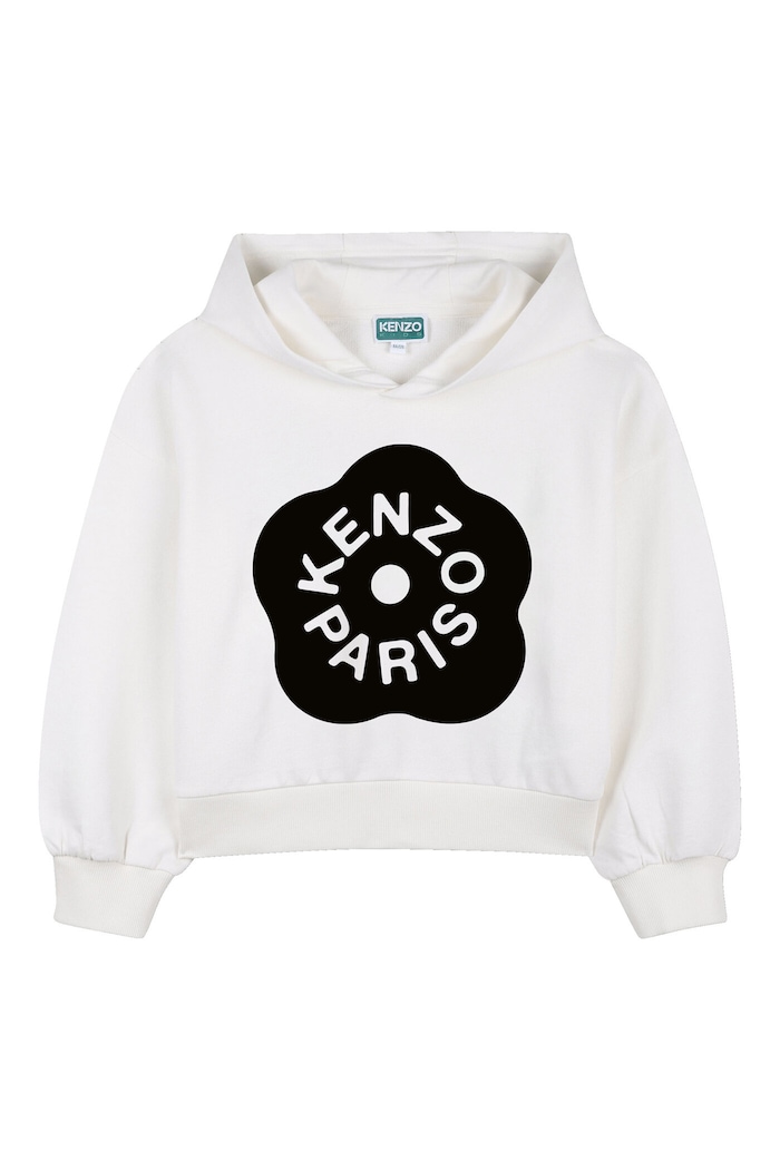 Kenzo Kids bluza bawełniana dziecięca nadruk biały K61805.102.108