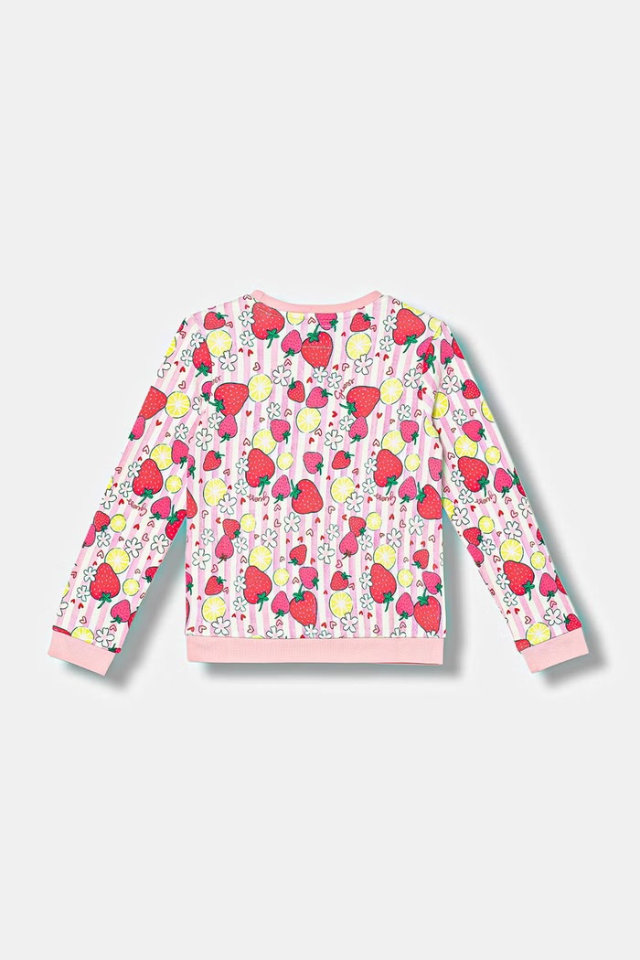 Guess hanorac de bumbac pentru copii K6GQ00.KA6R4.PPY2.M roz SS26