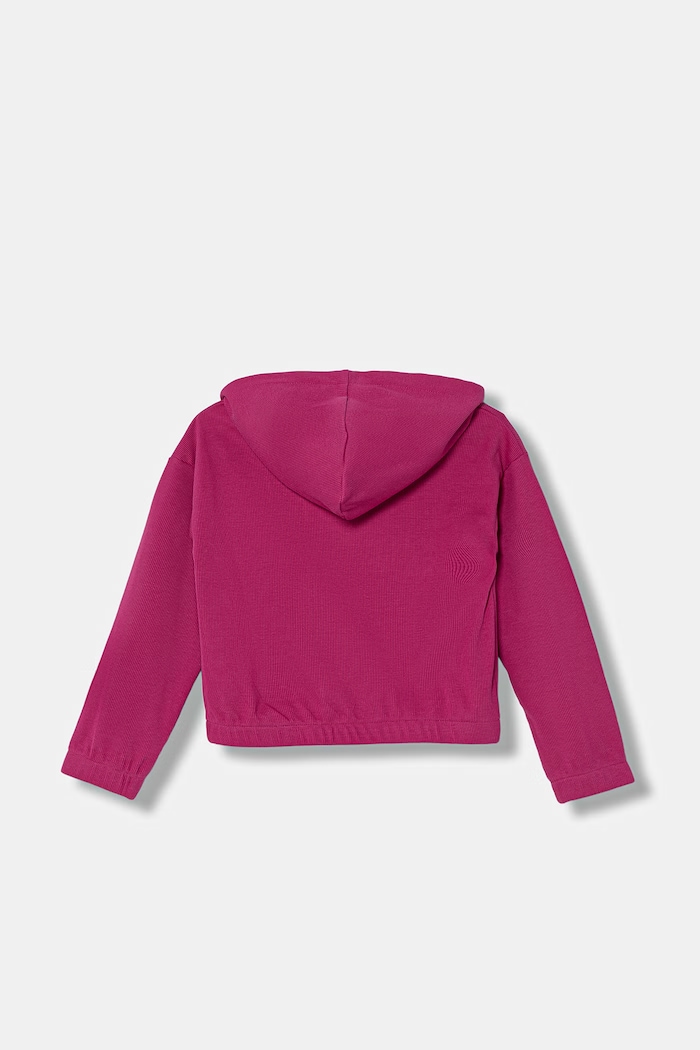 Guess hanorac pentru copii, cu amestec de bumbac K6GQ02.KF384.PPY2.M roz SS26