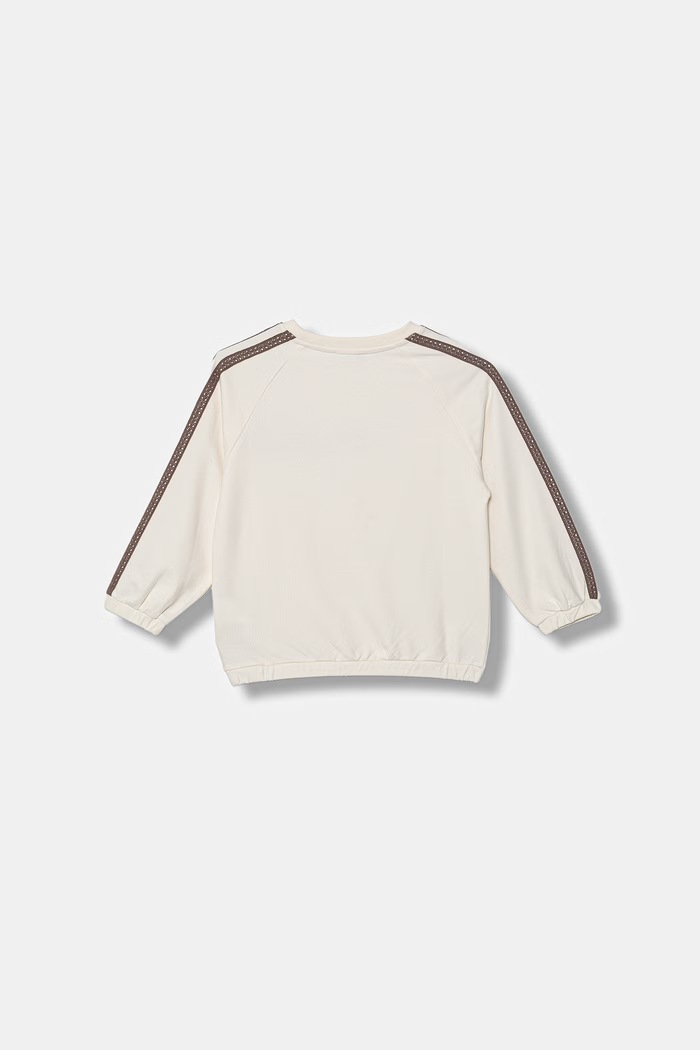 United Colors of Benetton detská bavlnená mikina 3F9VG10M2.P.Stagionale béžová SS26