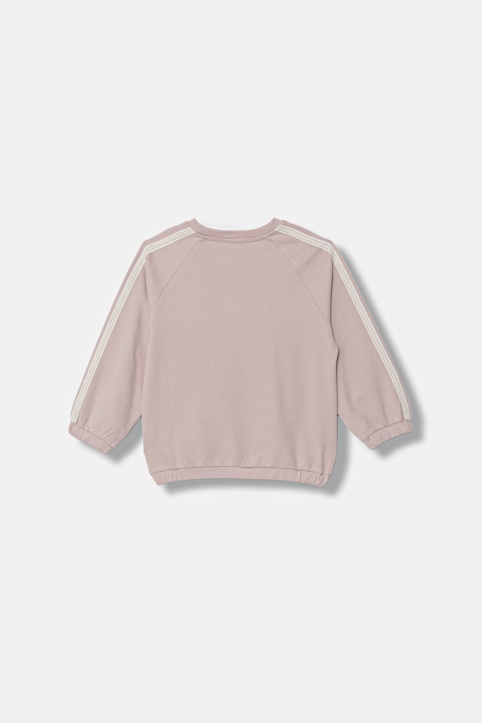 United Colors of Benetton detská bavlnená mikina 3F9VG10M2.P.Stagionale ružová SS26