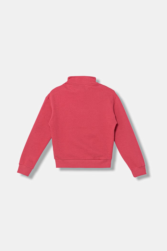 United Colors of Benetton detská rozopínacia mikina z bavlny 3J68C505U.G.Stagionale ružová SS26