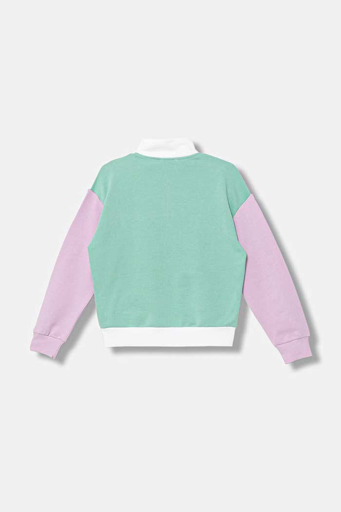 United Colors of Benetton detská bavlnená mikina na zips 3J68C505U.G.Stagionale viacfarebná SS26
