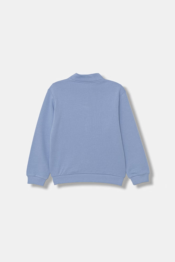 United Colors of Benetton bluza rozpinana dziecięca bawełniana 3J70G504B.P.Stagionale niebieski SS26