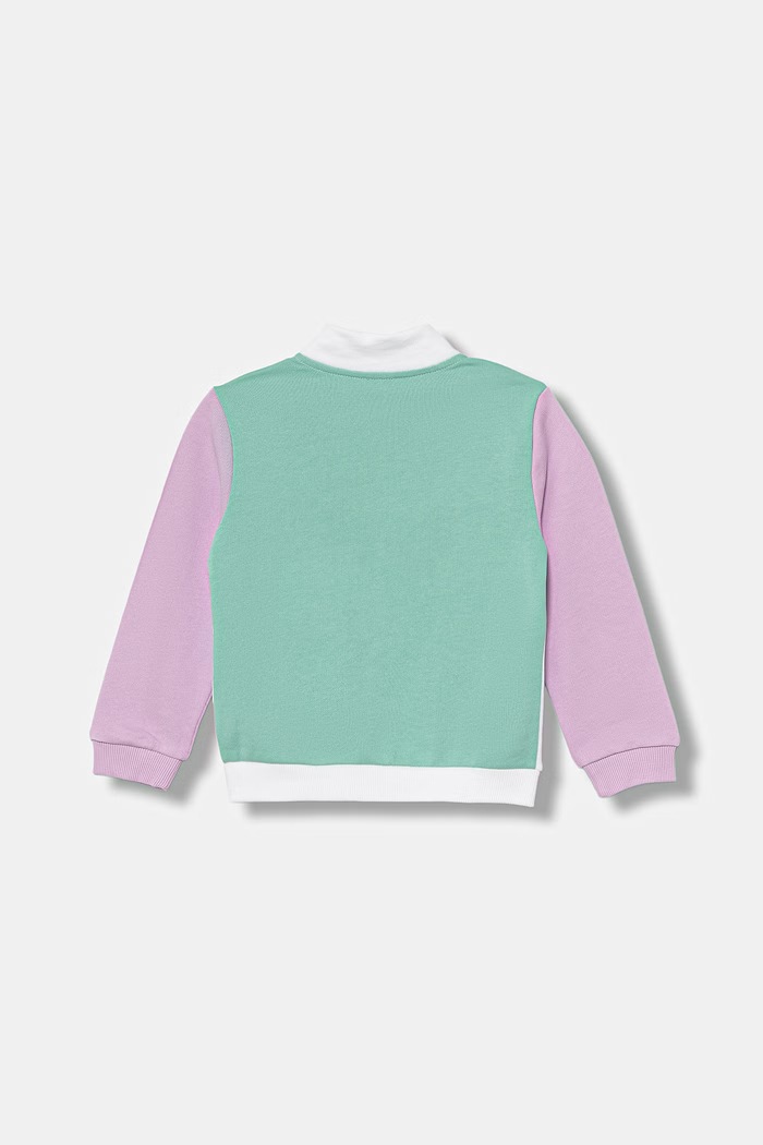 Detská bavlnená mikina na zips United Colors of Benetton 3J70G504B.P.Stagionale viacfarebná SS26