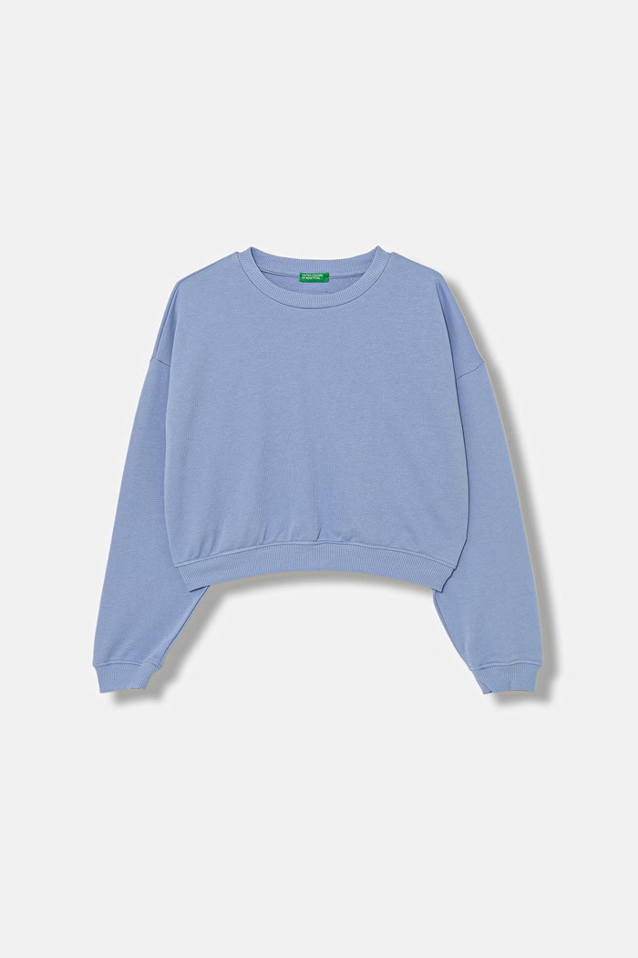 United Colors of Benetton mikina detská bavlnená modrá 3NBMC10SD.G.Stagionale