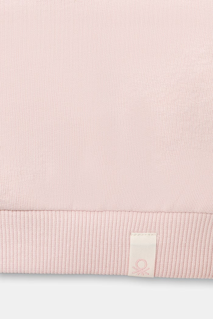 Dziewczynka United Colors of Benetton bluza oversize dziecięca z bawełną 32N4G10MN.P.Stagionale różowy