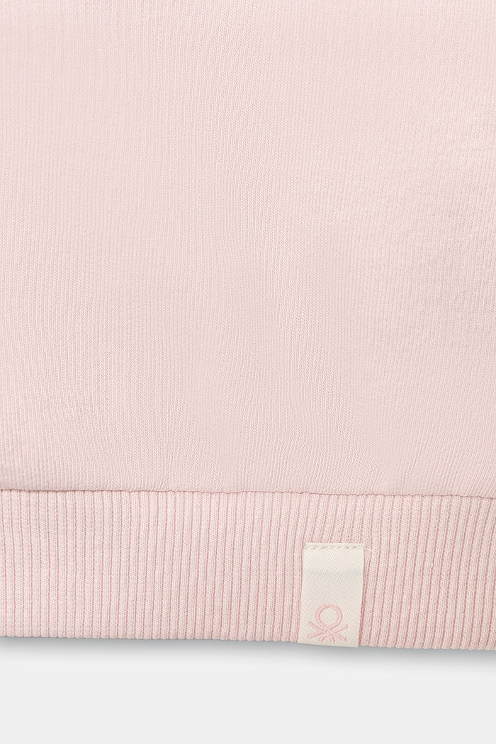 Dziewczynka United Colors of Benetton bluza oversize dziecięca z bawełną 32N4G10MN.P.Stagionale różowy