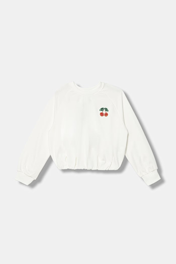 United Colors of Benetton detská mikina s bavlnou biela 3WHVC10SV.G.Stagionale