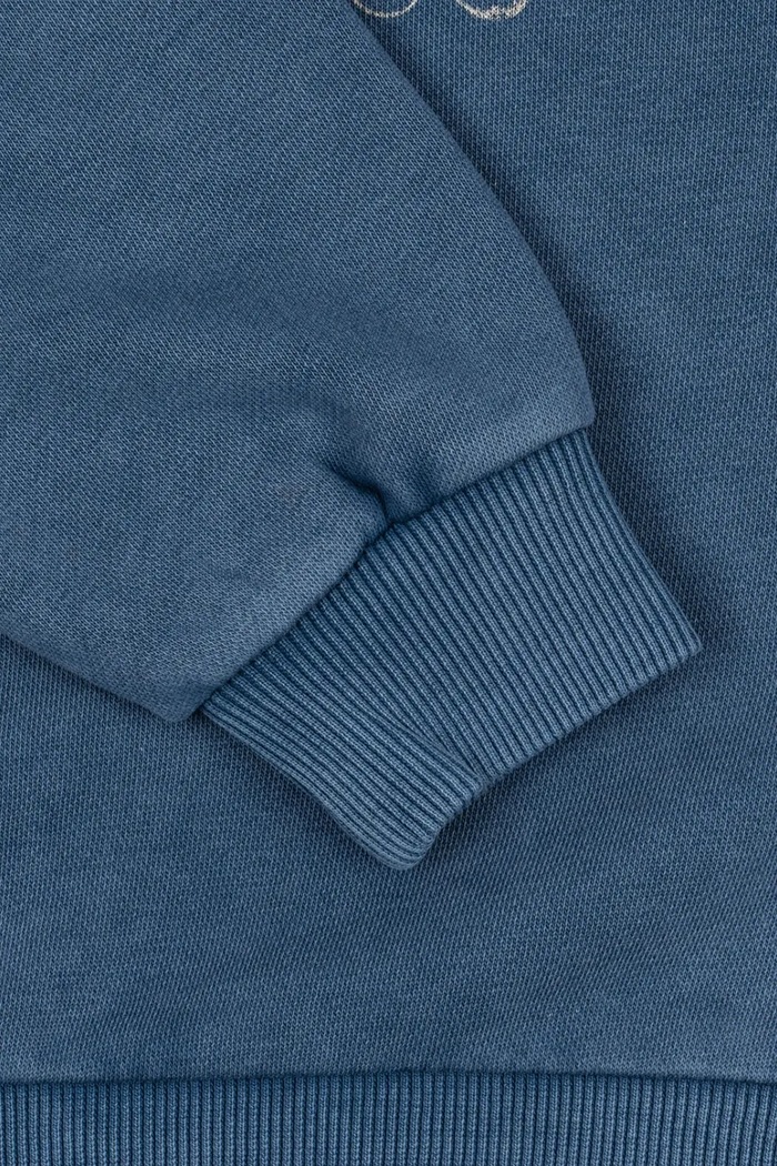 Detská mikina Konges Sløjd LOU WASHED SWEAT SHIRT OCS tmavomodrá KS104348.PreSpring