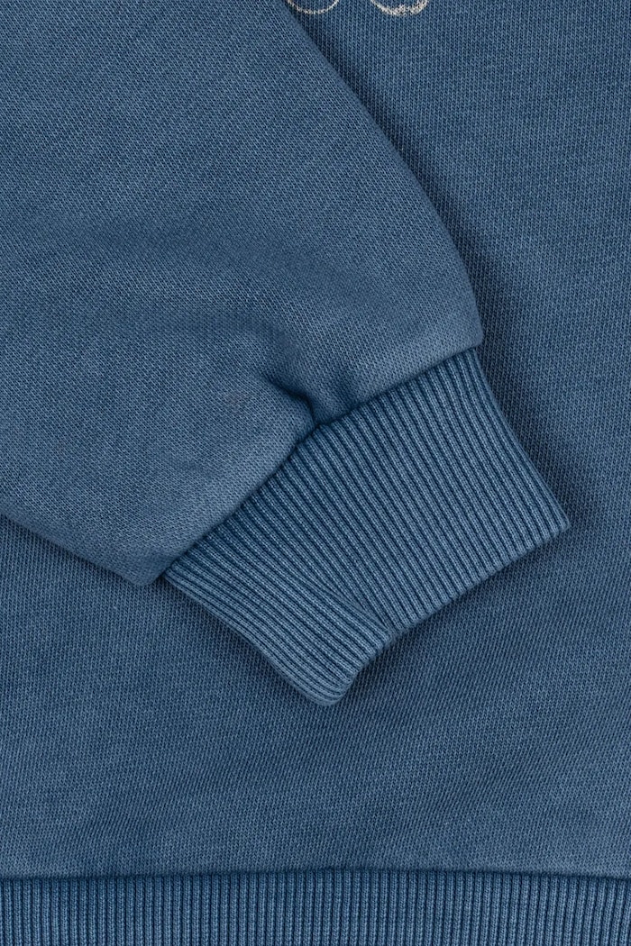 Detská mikina Konges Sløjd LOU WASHED SWEAT SHIRT OCS tmavomodrá KS104348.PreSpring