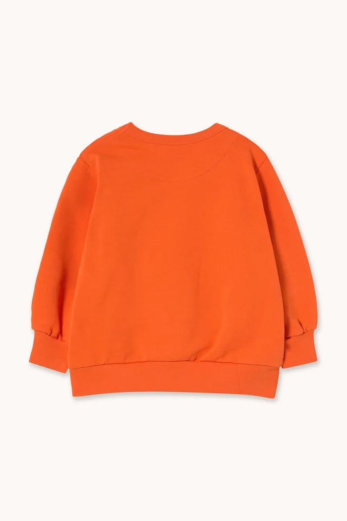 Băieți Tinycottons hanorac de bumbac pentru copii TINY&TINY GRAPHIC SWEATSHIRT SS26.156 portocaliu
