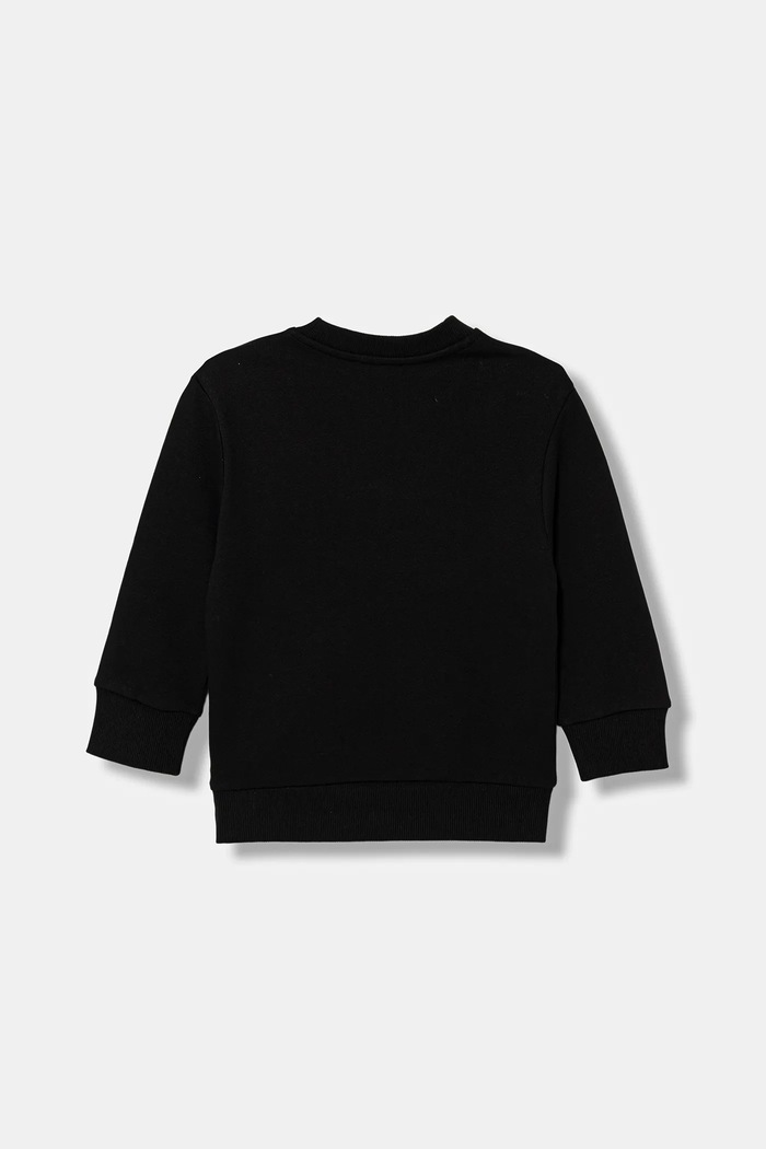 Detská bavlnená mikina Diesel SCIRCLE OVER SWEAT-SHIRT J02611.0GEAD čierna SS26