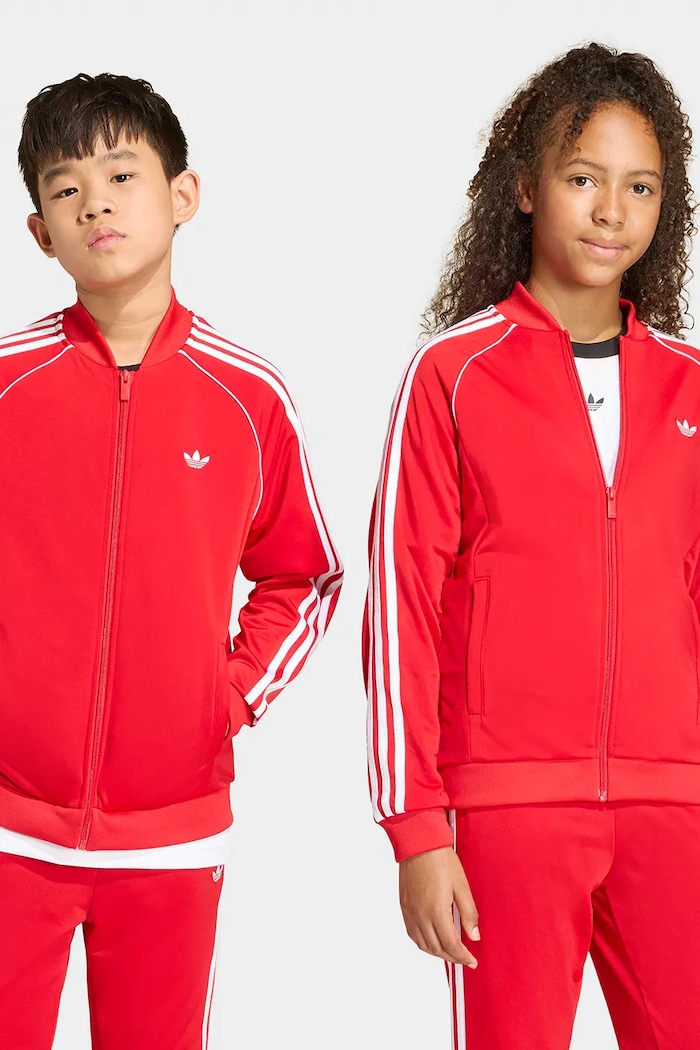 adidas Originals gyerek felső aplikációval piros KE2857