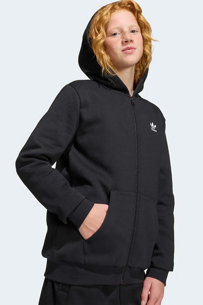 Detská mikina adidas Originals KF9422 čierna