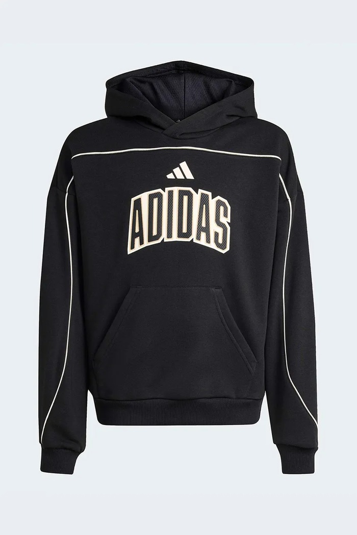 Detská mikina adidas KC4645 čierna SS26