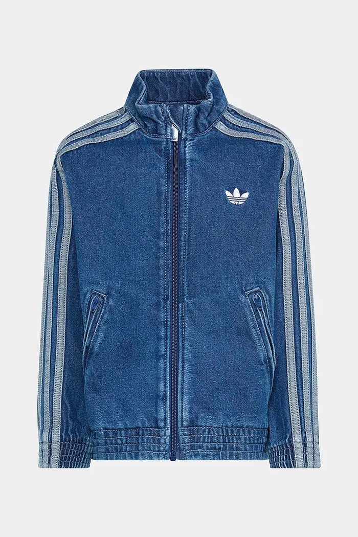 adidas Originals geacă de blugi pentru copii KD5801 albastru SS26