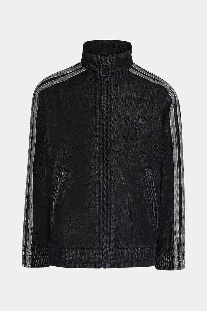 Detská džínsová mikina adidas Originals KD5805 čierna SS26
