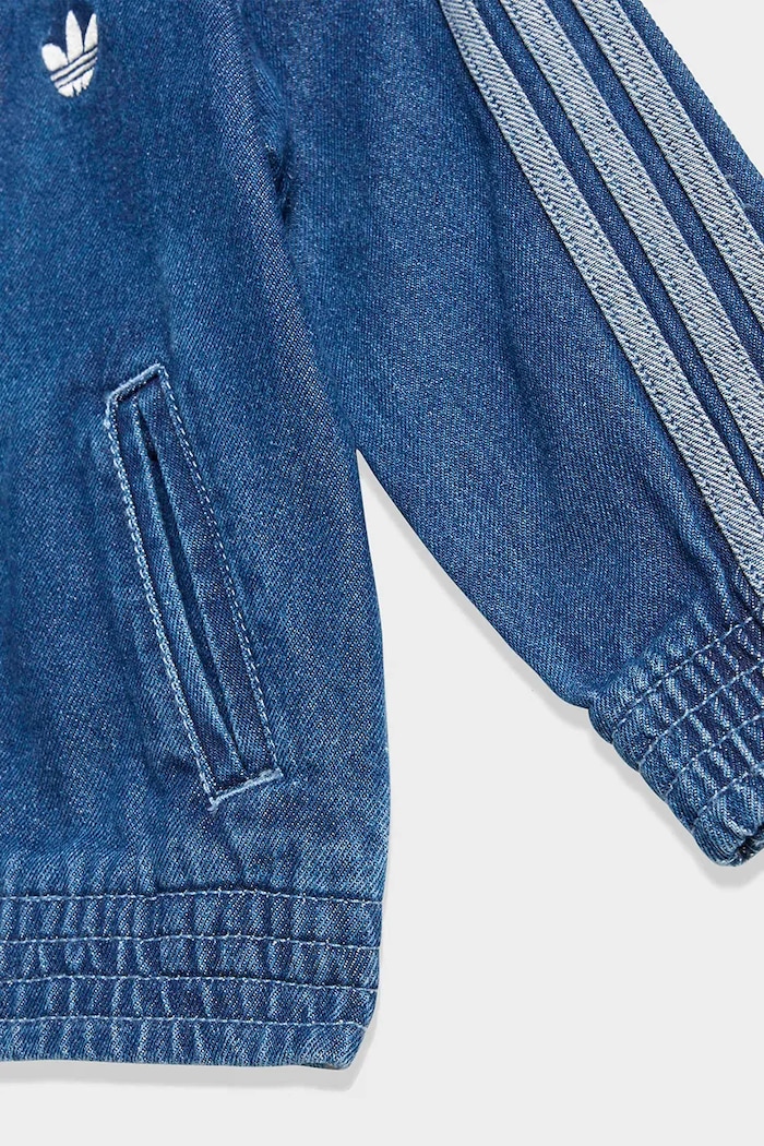 adidas Originals kurtka jeansowa dziecięca KD3183 niebieski