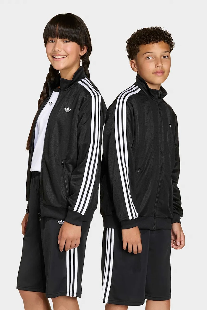 adidas Originals bluză copii imprimeu negru KC6845