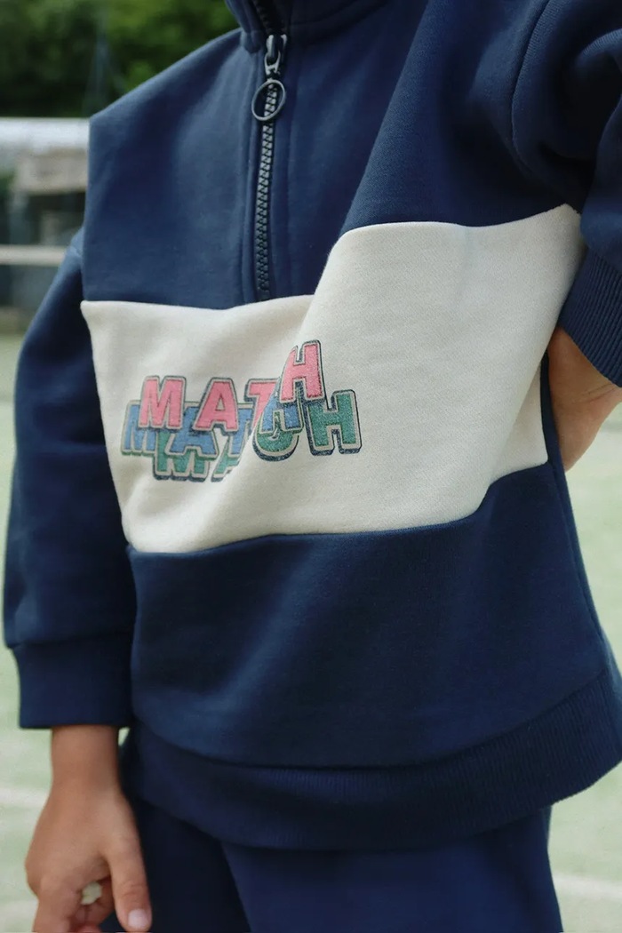Παιδική μπλούζα Konges Sløjd LOU HALF ZIP SWEAT OCS KS104939.PPY2