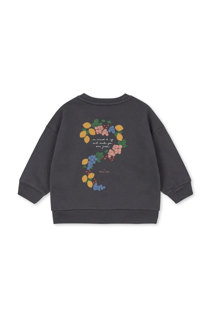 Παιδική μπλούζα Konges Sløjd LOU SWEAT SHIRT OCS KS104943.PPY2 γκρί SS26