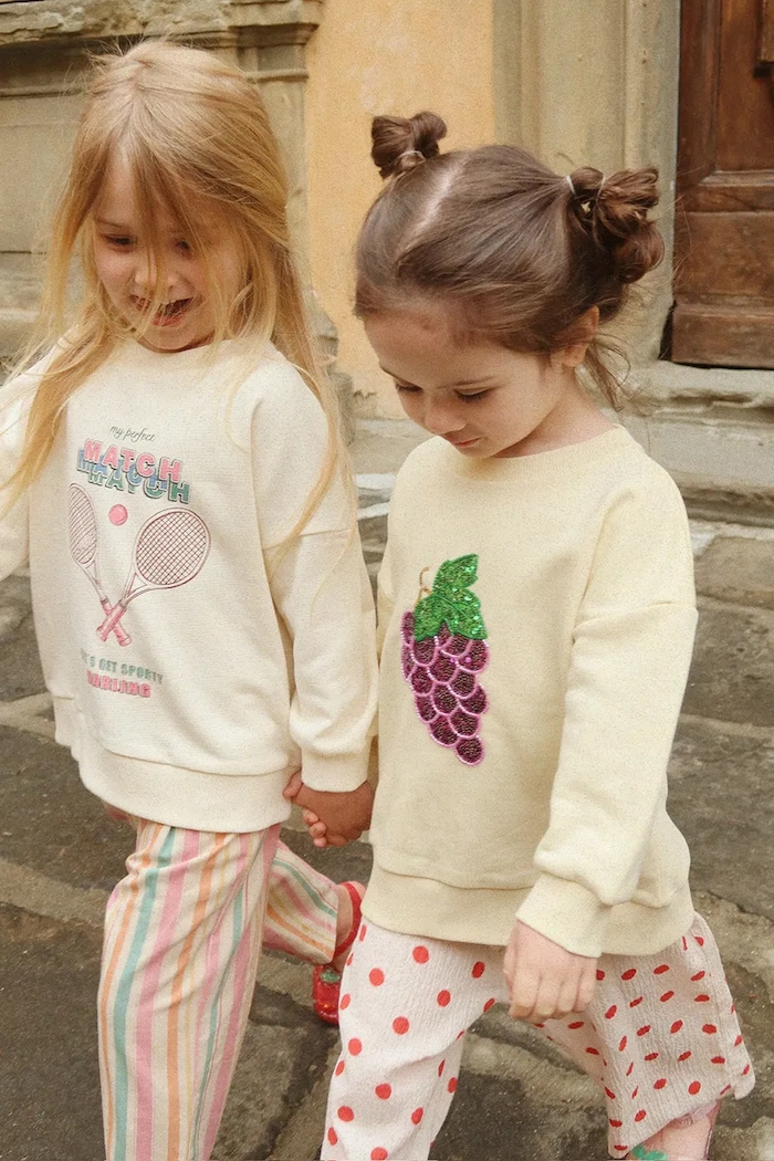 Detská bavlnená mikina Konges Sløjd LOUPY LOU SWEAT SHIRT OCS KS104951.PPY2