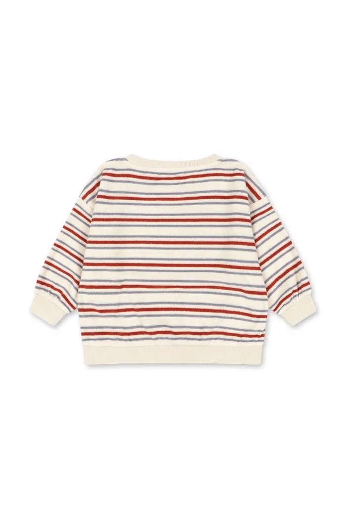 Detská mikina Konges Sløjd ITTY RIB SWEAT SHIRT GOTS KS104853.PPY2 béžová SS26