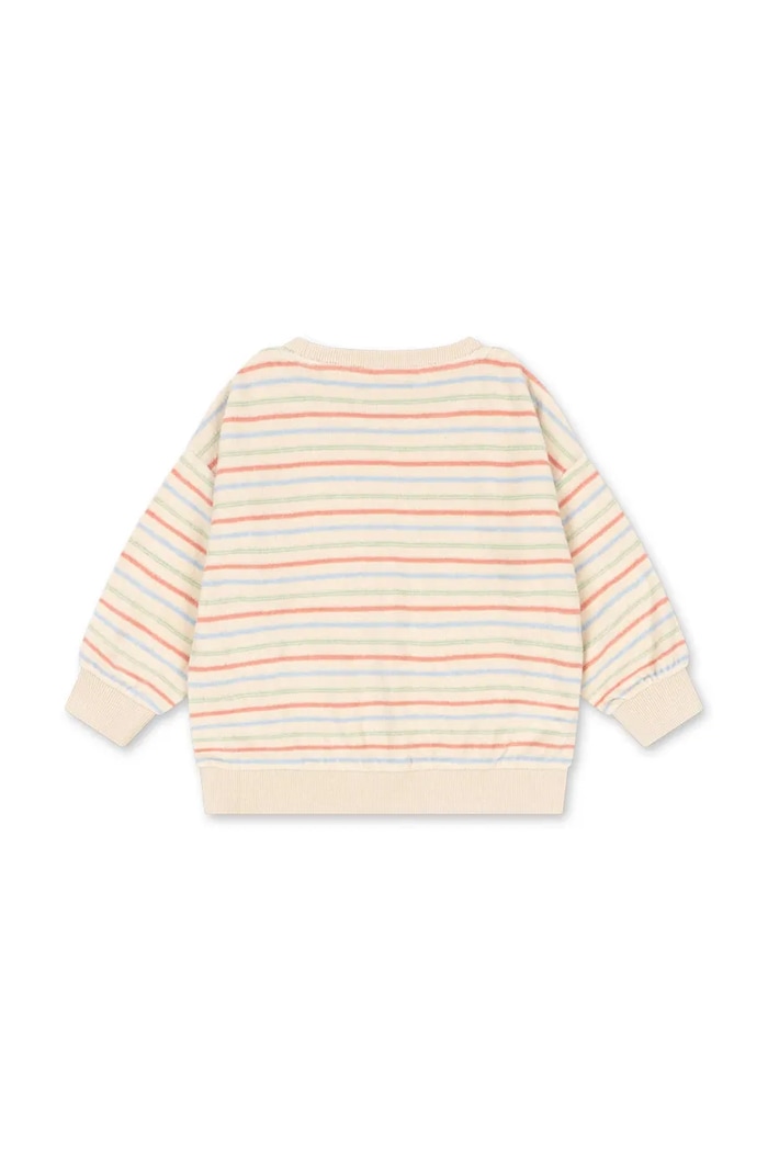 Detská mikina Konges Sløjd ITTY RIB SWEAT SHIRT GOTS KS104853.PPY2 viacfarebná SS26