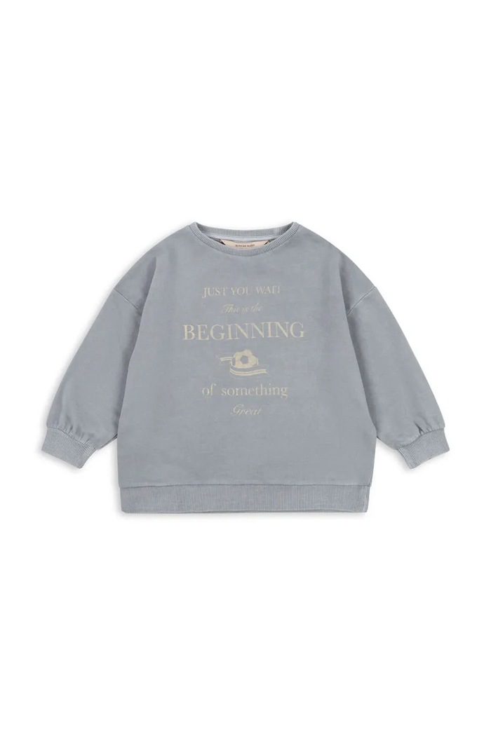 Detská mikina Konges Sløjd LAI SWEAT SHIRT OCS KS104926.PPY2 modrá SS26