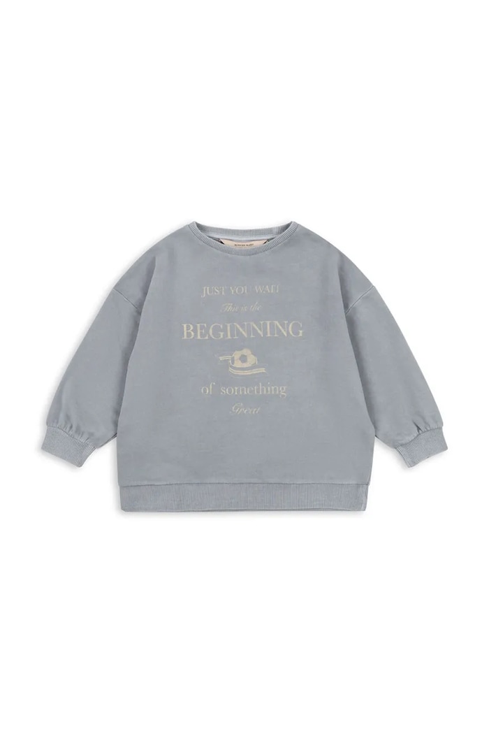 Detská mikina Konges Sløjd LAI SWEAT SHIRT OCS KS104926.PPY2 modrá SS26